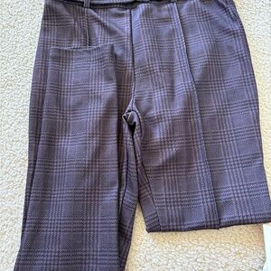 Plaid Brown Trousers